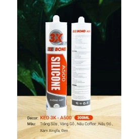 Keo Dán 3K Silicone Nhiều Màu