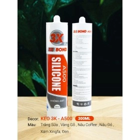 Keo Dán 3K Silicone Nhiều Màu