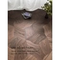 Sàn gỗ Mỹ Thuật Walnut - VYXH1002 Kiểu Chiếc Lá