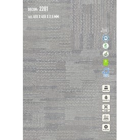 Sàn Nhựa Galaxy Vân Thảm 2201