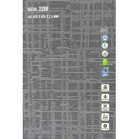 Sàn Nhựa Galaxy Vân Thảm 2209