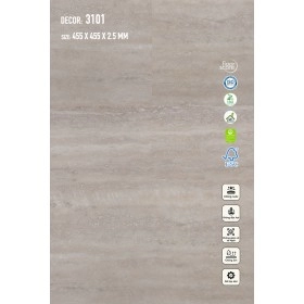 Sàn nhựa Galaxy Giả Đá 3101