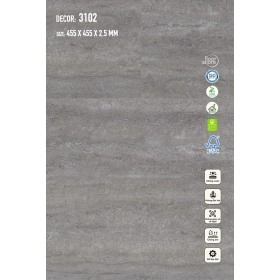 Sàn nhựa Galaxy Giả Đá 3102