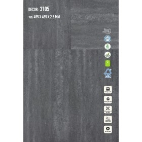 Sàn nhựa Galaxy Giả Đá 3105