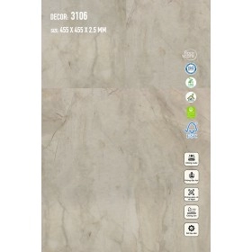 Sàn nhựa Galaxy Giả Đá 3106