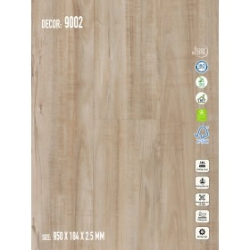 Sàn nhựa Galaxy Vân Gỗ 9002