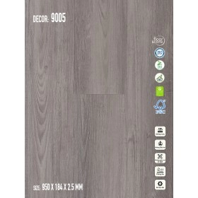 Sàn nhựa Galaxy Vân Gỗ 9005