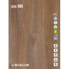 Sàn nhựa Galaxy Vân Gỗ 9008