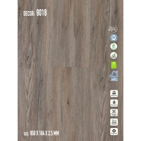 Sàn nhựa Galaxy Vân Gỗ 9018
