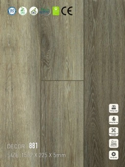881 Sàn nhựa Vinapoly 5mm