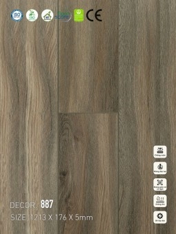 887 Sàn nhựa Vinapoly 5mm
