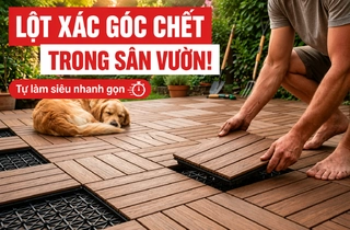 Đừng Để Khoảng Sân Sau Trở Thành "Góc Chết" - Làm Mới Ngay Bằng Vỉ Sàn Gỗ Lắp Đặt Siêu Nhanh!