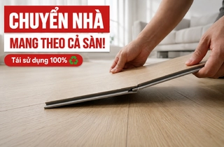 Lắp Ráp Thông Minh Như Lego: Sàn Nhựa Hèm Khóa Cho Phép Tháo Dỡ Và Tái Sử Dụng Nguyên Vẹn Khi Chuyển Nhà