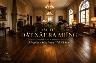 Đẳng Cấp Trường Tồn Cùng Thời Gian: Sàn Gỗ Tự Nhiên - Sự Lựa Chọn Hoàn Hảo Cho Những Căn Biệt Thự, Nhà Phố Xa Hoa