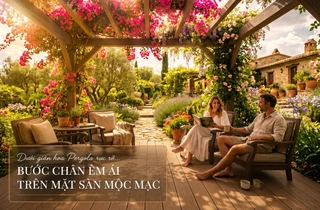 Under a Vibrant Pergola: Elevating Emotions with Every Step on Outdoor Wood Decking
